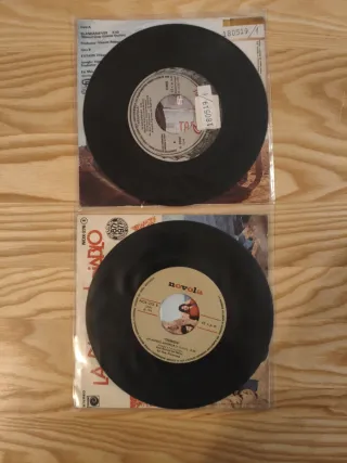 LOTE DOS SINGLES TARÁNTULA PROGRESIVO ROCK