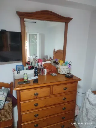 Cómoda Provenzal 5 Cajones Madera