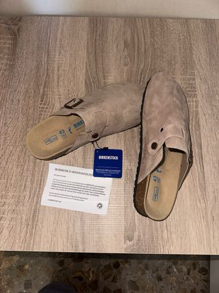 Zuecos Birkenstock Beige