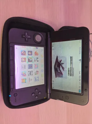 Nintendo 3DS XL Gris + Cargador + SD 27 Juegos