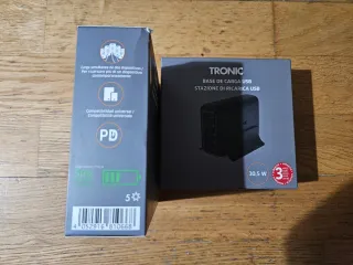 Base de carga múltiples 2USB tipo C+3tipo A