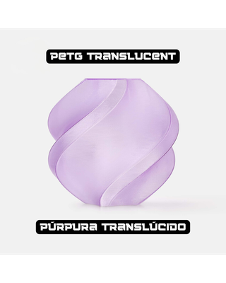 Filamento PETG Trans. Bambu Lab Púrpura 1kg