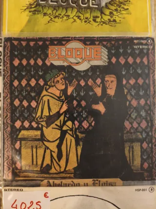LOTE 8 SINGLES BLOQUE ROCK PROGRESIVO PROMO TEST