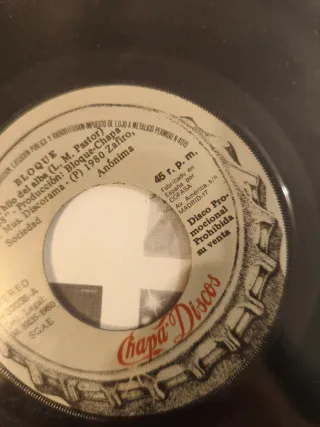 LOTE 8 SINGLES BLOQUE ROCK PROGRESIVO PROMO TEST