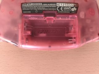 GameBoy Advance rosa