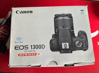 Canon EOS 1300D + 18-55mm + mochila