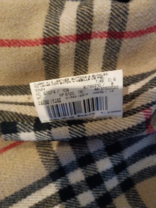 Gabardina Burberry Clásica Beige