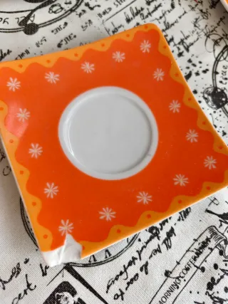 Juego 6 Tazas Espresso con Platos