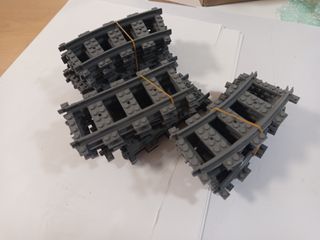 Lote Vías Tren Lego Originales