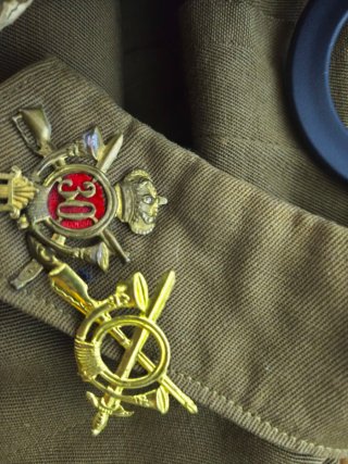 Insignias de Infantería Guerra Civil Original