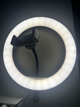 Aro de luz LED con trípode y soporte móvil
