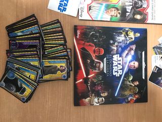 Lote Albums Star Wars Completos, Cartas Sueltas...