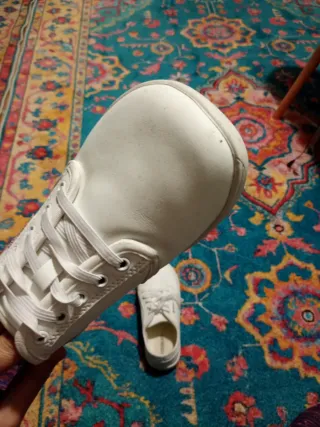 Zapatillas barefoot niño niña mijer blancas