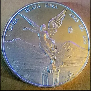 1 Onza Plata Pura 999 México 2023