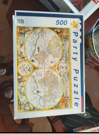 Puzzle 500 piezas Mapa Mundo Party Puzzle
