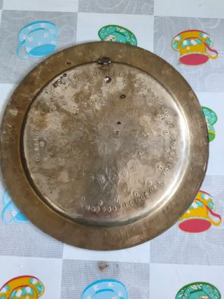 Bandeja antigua decorada
