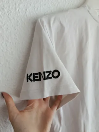Camiseta Kenzo Tiger Paris Blanca Talla XL