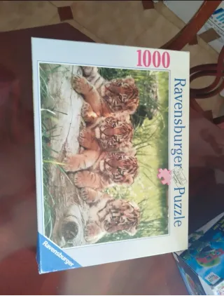 Puzzle Ravensburger 1000 piezas cachorros tigre