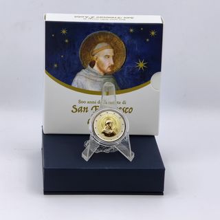 2 Euro Italia 2026 San Francesco Reverse Proof