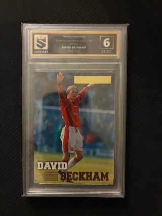 David Beckham Rookie Card Merlin 1996 - 6 EX/MT