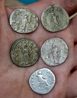 Lote 5 Denarios Romanos Diferentes