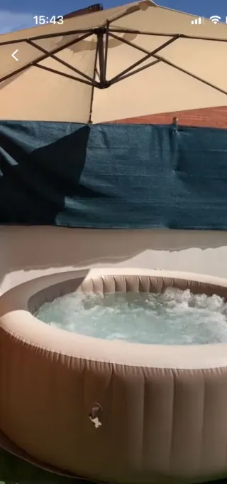 Spa Hinchable Intex Beige/Gris