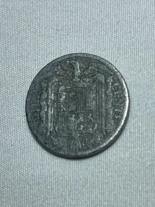 Moneda España 10 céntimos 1940 Jinete