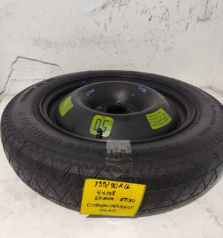Llanta repuesto 4x108 Neumáticos 135/90R16