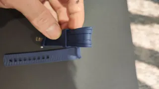 Correas Caucho Omega Seamaster 20mm Azul