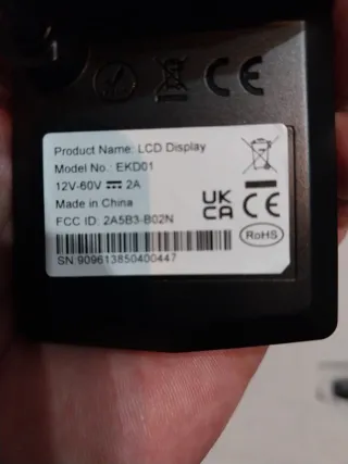 Pantalla LCD para bicicleta eléctrica