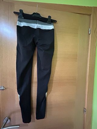 Pantalón deportivo Body&Fit negro/blanco T.XS