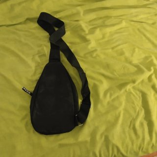 Bolso bandolera Lacoste negro