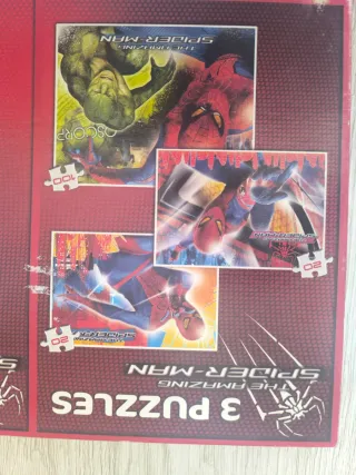 3 Puzzles Spiderman The Amazing