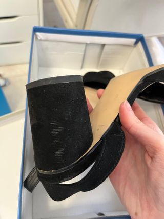 Sandalias tacón Marypaz negras número 39