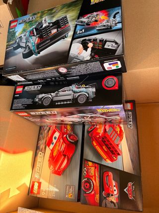 LEGO Speed Champions 77256 Cars y 77255 Back to th