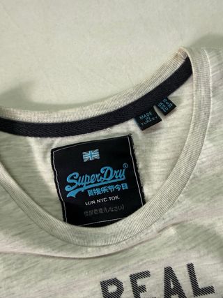 T-shirt Superdry grigio multicolore