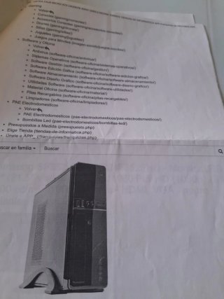 PC Completo con Monitor, Teclado y mesa