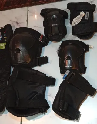 Protectores Oxelo Talla XS Rodilleras y Coderas