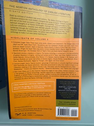 The Norton Anthology of English Literature, 8th...