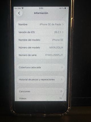 iPhone SE 2ª Gen 64GB Negro/Blanco