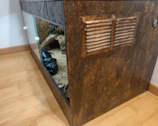 Terrario Desértico Reptiles 120x60x60 Equipado