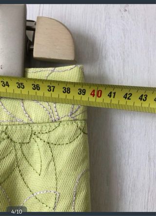 Traje verde floral T:XS veintitantos