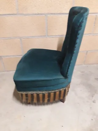 Sillón butaca isabelino retro vintage