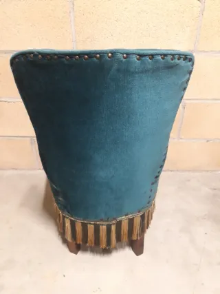 Sillón butaca isabelino retro vintage