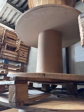 MESAS 5 personas BOBINAS NUEVAS MADERA CHILLPALET