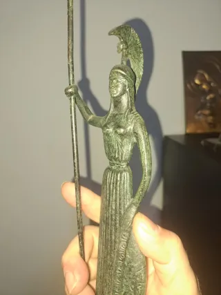Escultura Bronce Diosa Atenea