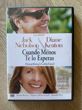 DVD Cuando Menos Te lo Esperas (Jack Nicholson & D
