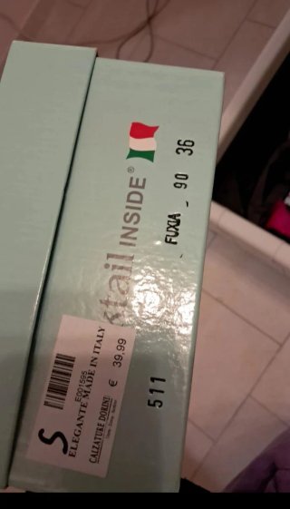 Décolleté in pelle rosa