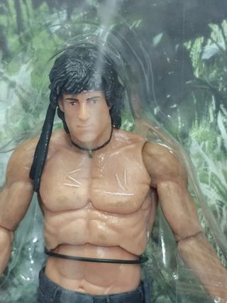 Action Figure Rambo John J. Stallone NECA