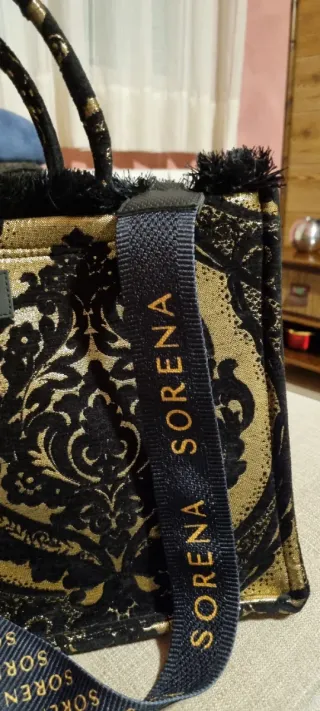 Bolso SORENA Negro y Dorado